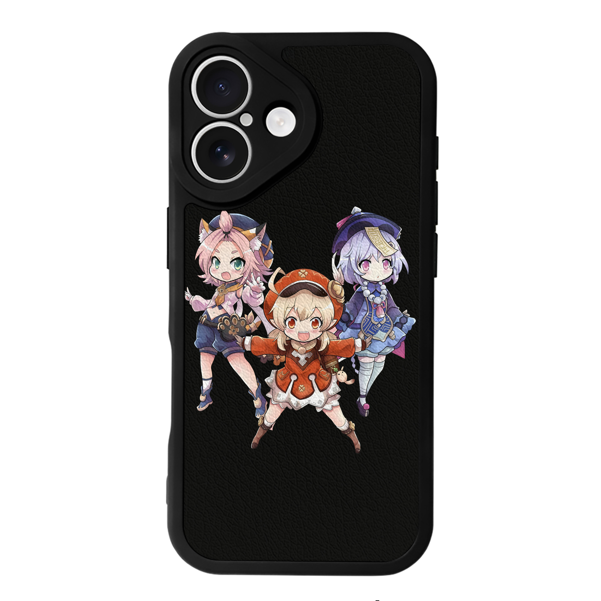 げんし神 七七 なな  genshin Nana 【iPhone 16シリーズ対応】シリコンスマホケース（レザー調） 材質：シリコン